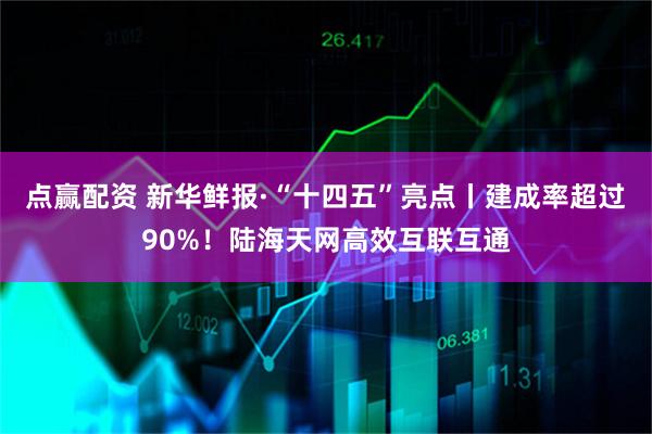 点赢配资 新华鲜报·“十四五”亮点丨建成率超过90%！陆海天网高效互联互通