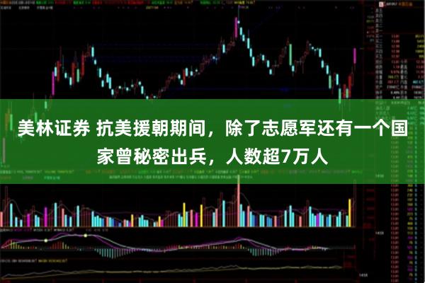 美林证券 抗美援朝期间，除了志愿军还有一个国家曾秘密出兵，人数超7万人