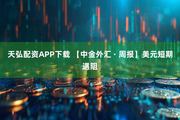 天弘配资APP下载 【中金外汇 · 周报】美元短期遇阻