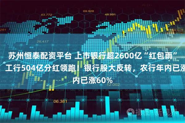 苏州恒泰配资平台 上市银行超2600亿“红包雨”来袭，工行504亿分红领跑！银行股大反转，农行年内已涨60%