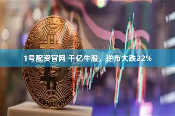 1号配资官网 千亿牛股，逆市大跌22%
